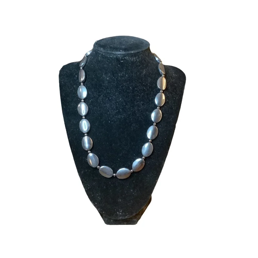 Hematite Beaded Necklace